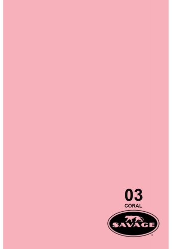 Savage Widetone Seamless 03 Coral розовый