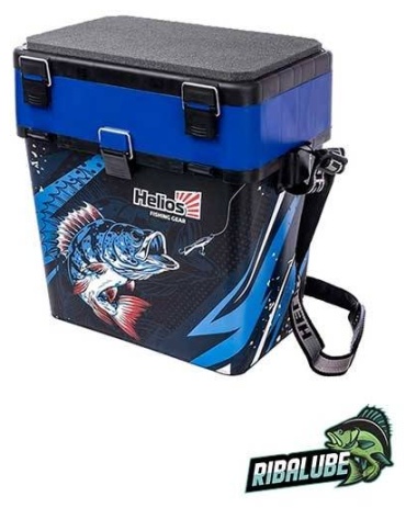 Ящик Helios рыболовный зимний ICE FISHING (HS-IB-19-IFB) Helios синий