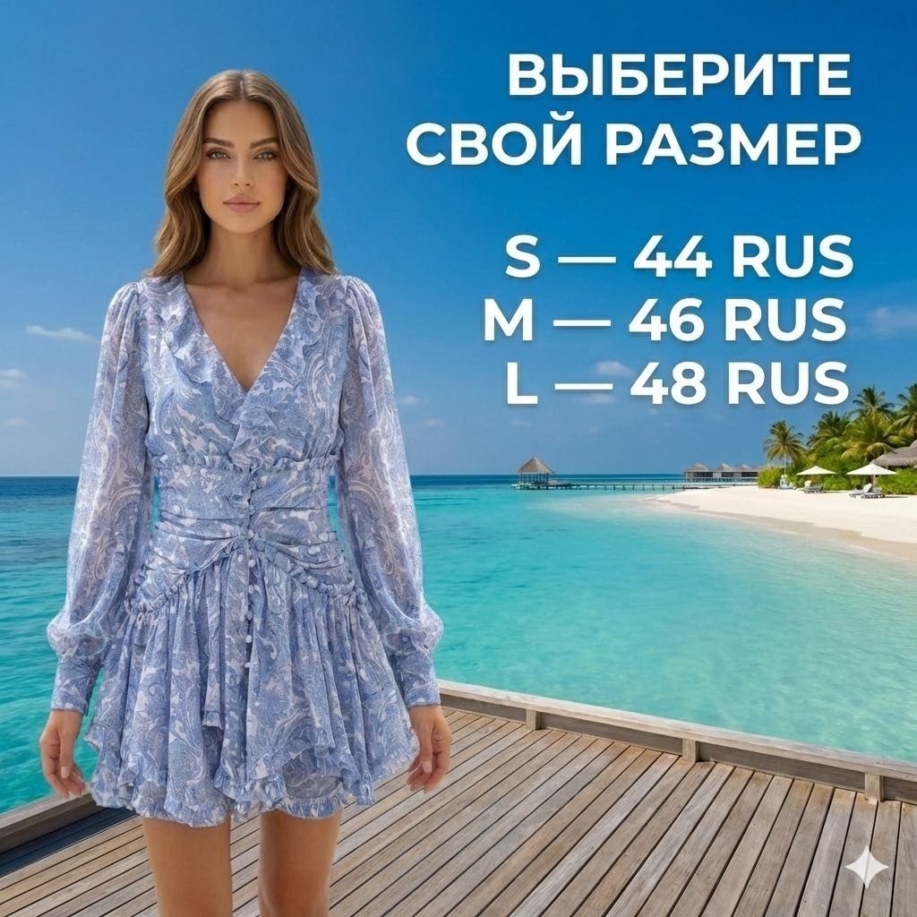 Платье Special_one голубой