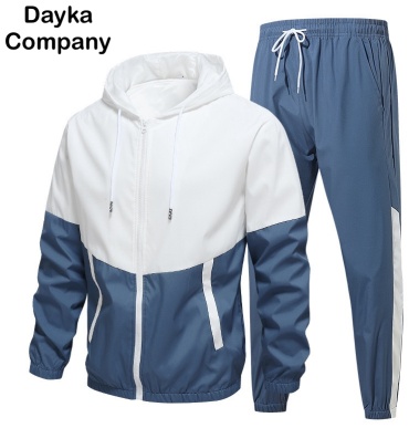 Спортивный костюм Dayka company белый, темно-синий