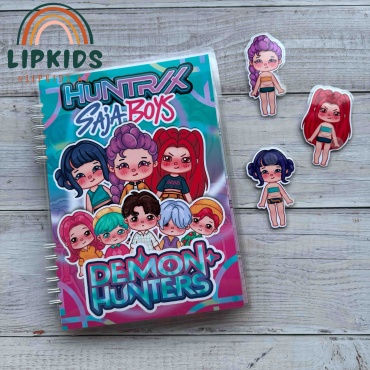 Книжка-игрушка Lipkids.kz_K-Pop Demon Hunters: Huntrix vs Saja Boys