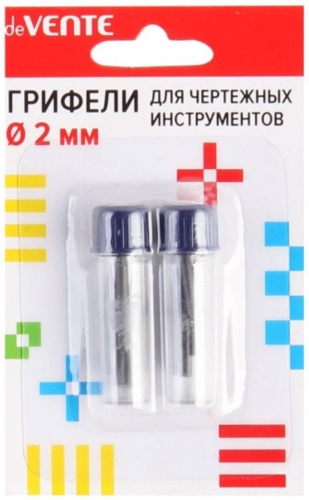 Грифель deVENTE 5094300, HB, 8 шт, 15 мм