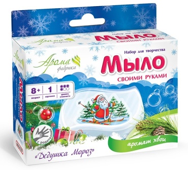 Набор для мыловарения Развивашки С0231 Набор для творчества Мыло Дед мороз