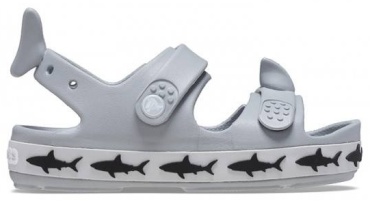 Сандалии Crocs серый