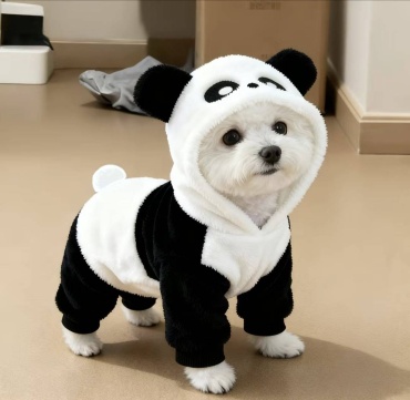 Комбинезон Animals panda черный, белый XL