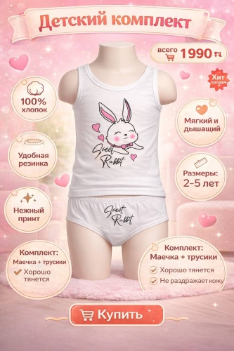 Пижама белый