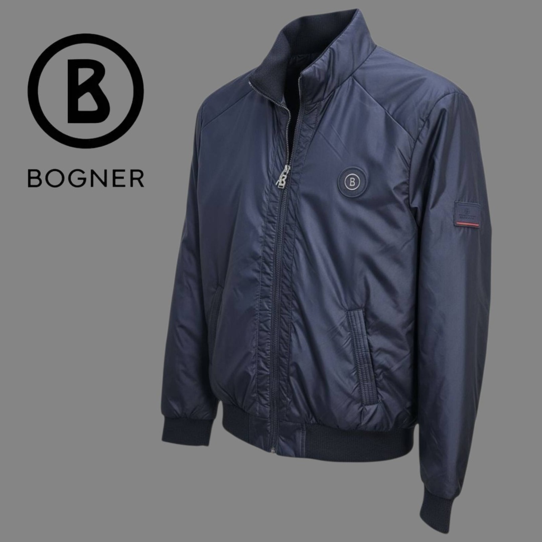 Бомбер Bogner темно-синий