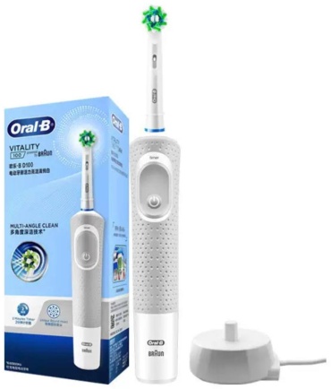 Oral-B механическая щетка D100 щетина мягкая серый