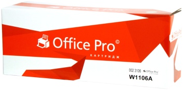 Картриджи Office Pro 106A W1106A (0023106) с чипом черный
