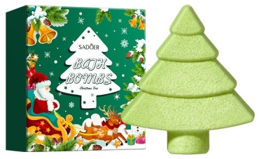SADOER Christmas Tree Bath Salt Ball (Sinking Ball) - Рождественская ёлка бомбочка 100 г