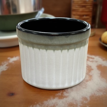 Кокотница для запекания фарфор, 1 шт