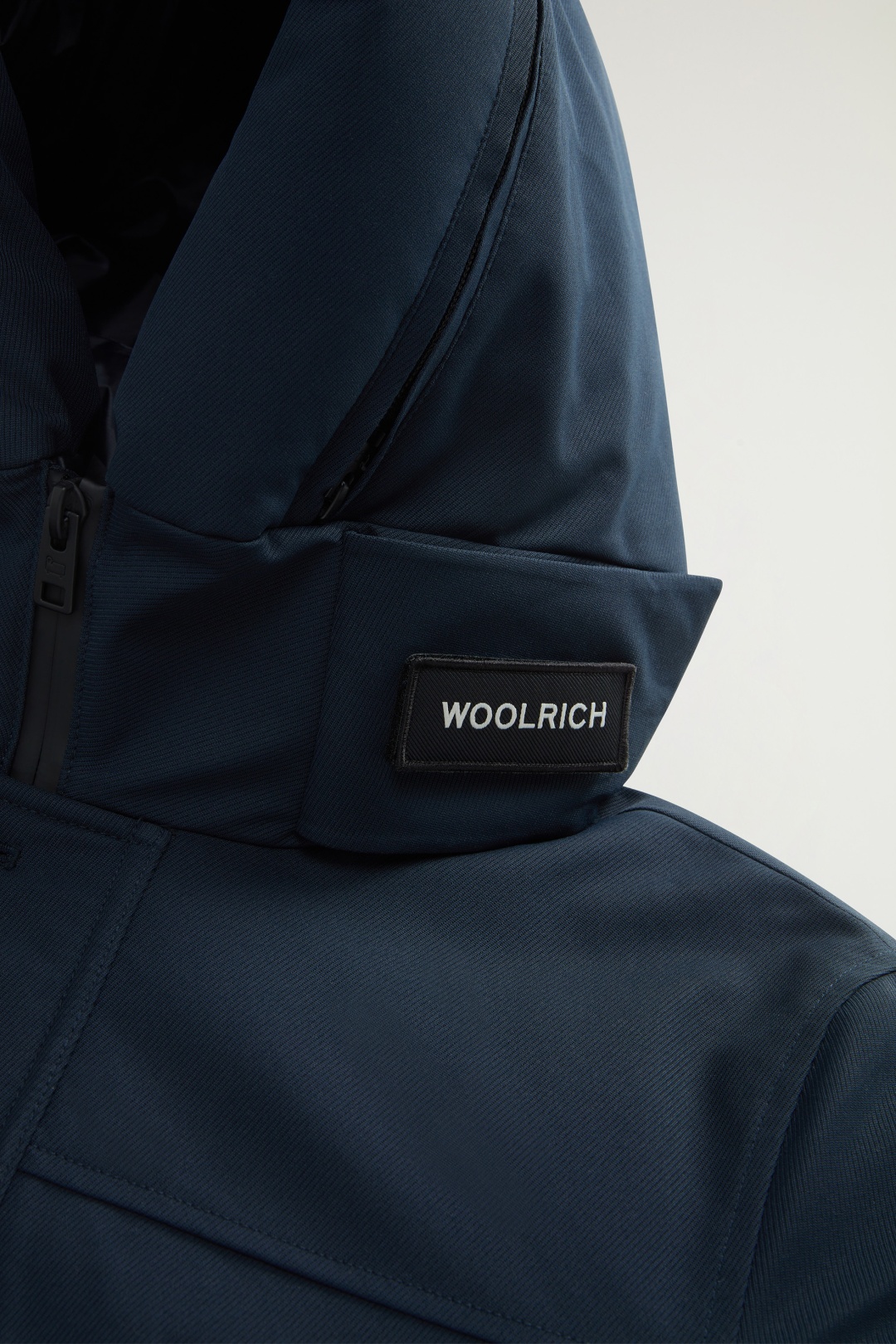 Парка WOOLRICH синий