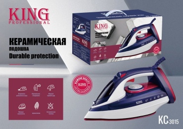 King Professional KC-3015 белый-фиолетовый