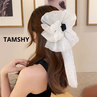 TAMSHY заколка бант 1 шт, белый