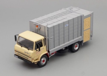 Мусоровоз BERLIET GC 190 Benne Ordures Menageres, beige / grey