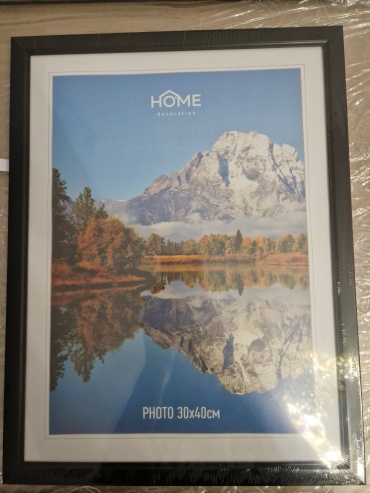 FrameKz Рамка А3 қара түсті черная 3040 орг стеклом 30x40 см черный