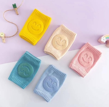 Наколенники KIDS SOCKS Смайлик синий