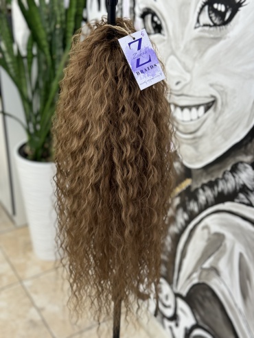 ZUKINA BRAIDS хвост на крабе темно-русый женский