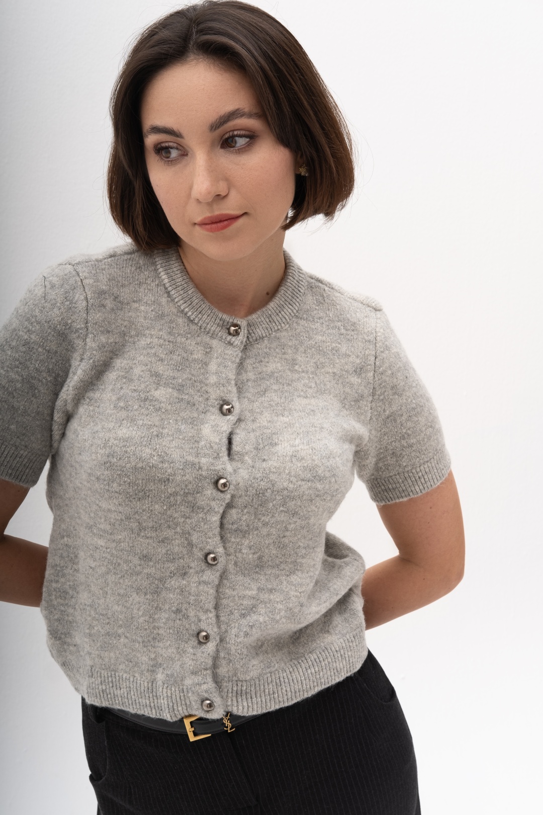 Кардиган Yener moda серый