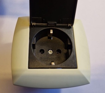 Розетка Prodax Phd2.3-16 kbf, черный, зеленый