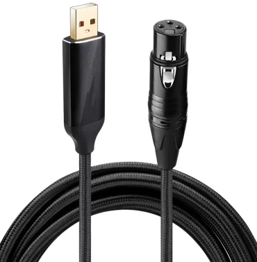 Кабель Venera online XLR - USB 3 м