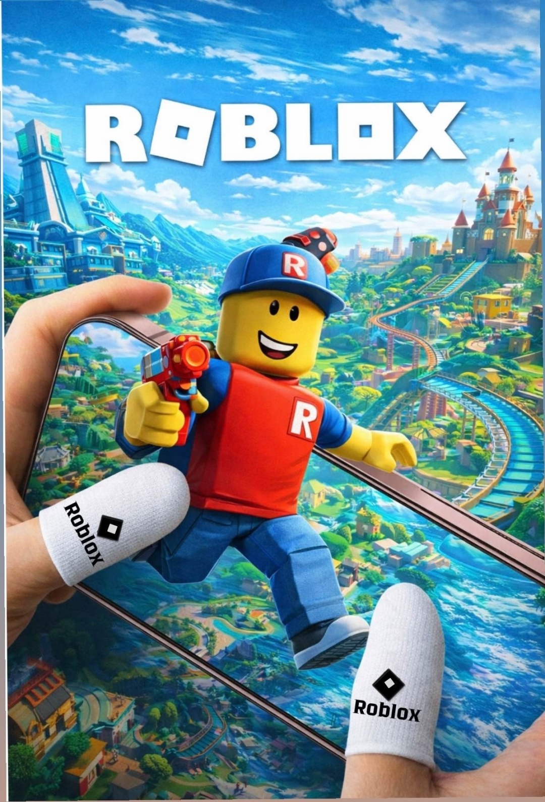 Напальчники Roblox 16 серый