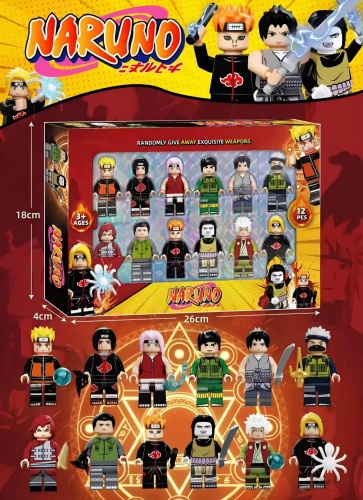 SANTIMENT Наруто Аниме Naruto 5 см 12 шт