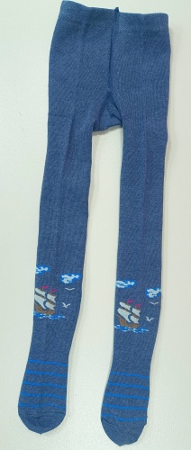 Колготки Para Socks синий, серый
