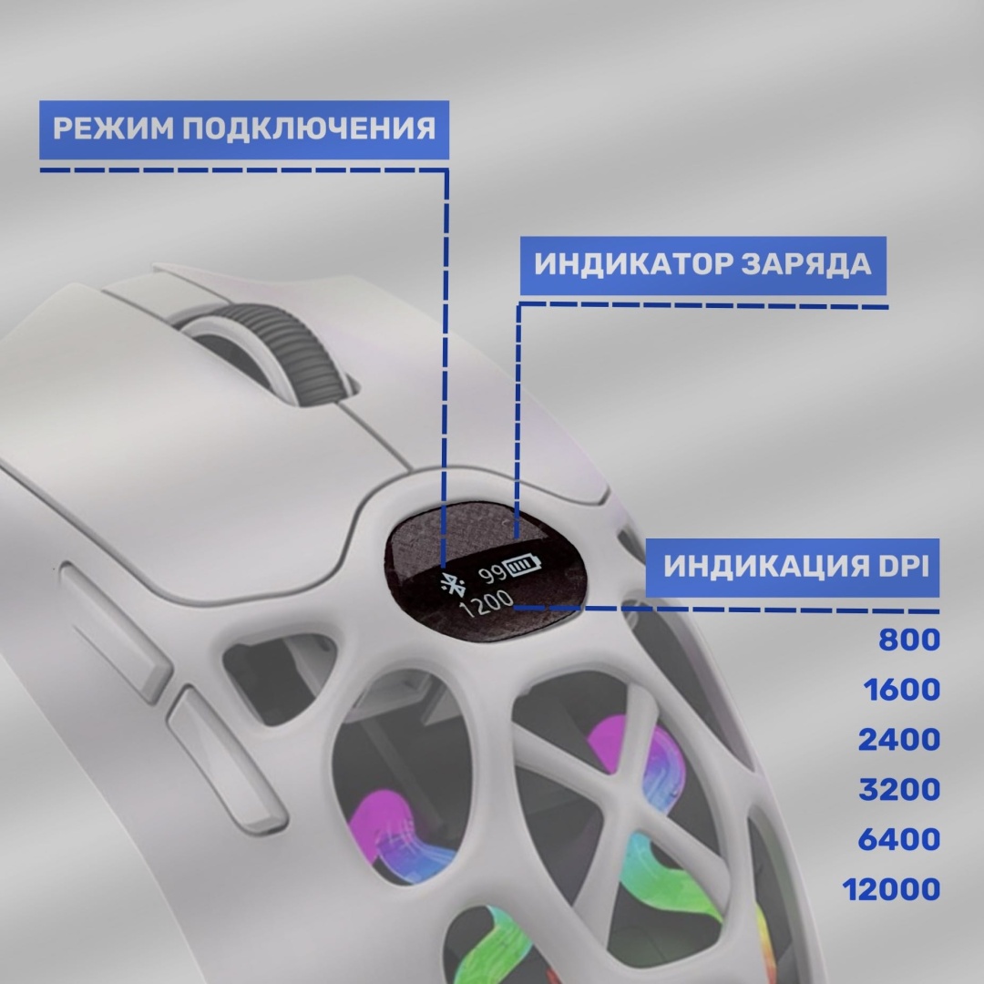 Мышь EXTELLA H16PRO белый