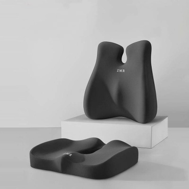 Ортопедическая подушка-сиденье 38x39 см, пена с памятью формы