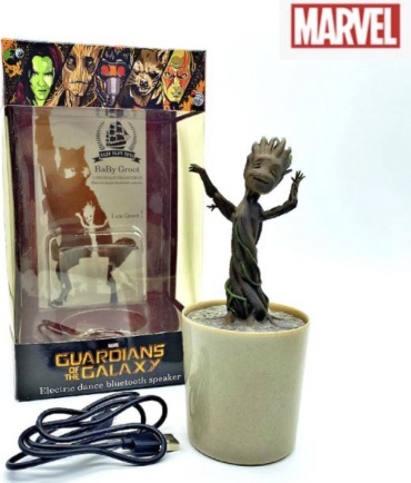 Портативная колонка Baby Groot Bluetooth Speaker серый, коричневый