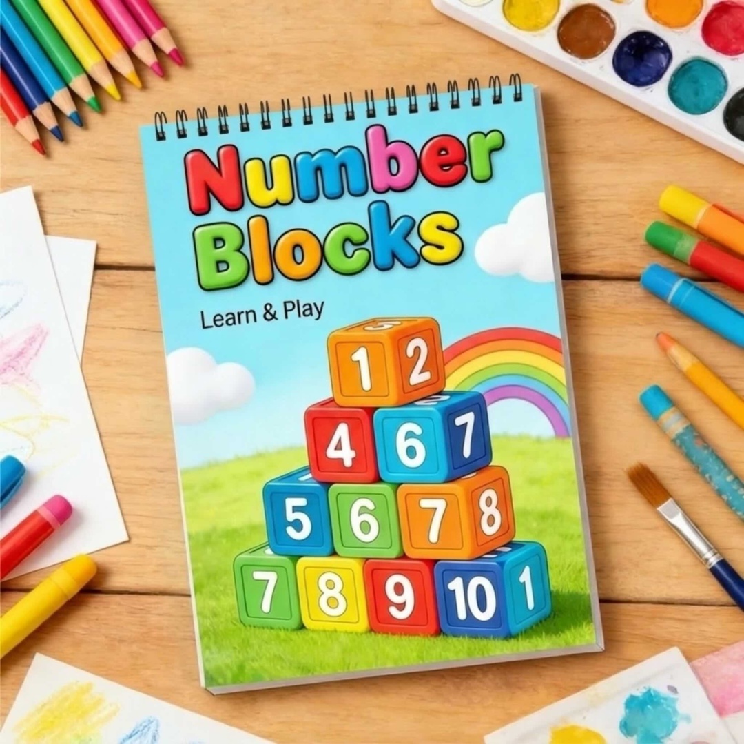 Раскраска Number Blocks