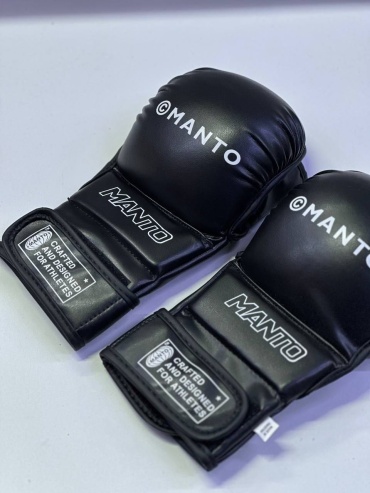 Перчатки Manto 30436133_717747152 черепашки для ММА/MANTO черный XS