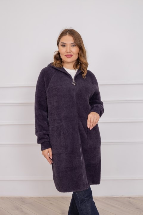 Кардиган Granat.Furs фиолетовый