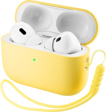 Чехол ORNARTO для Apple AirPods Pro 3 желтый