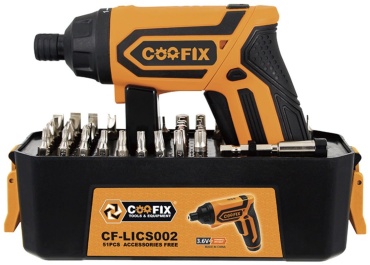 Аккумуляторная отвертка Coofix CF-LICS002, 3.6 В