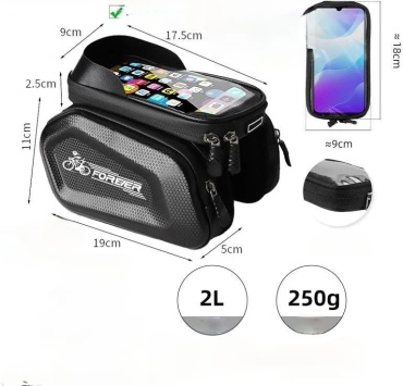 Велосумка Zz1234zz черный