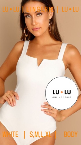 Боди-топ LU.LU белый
