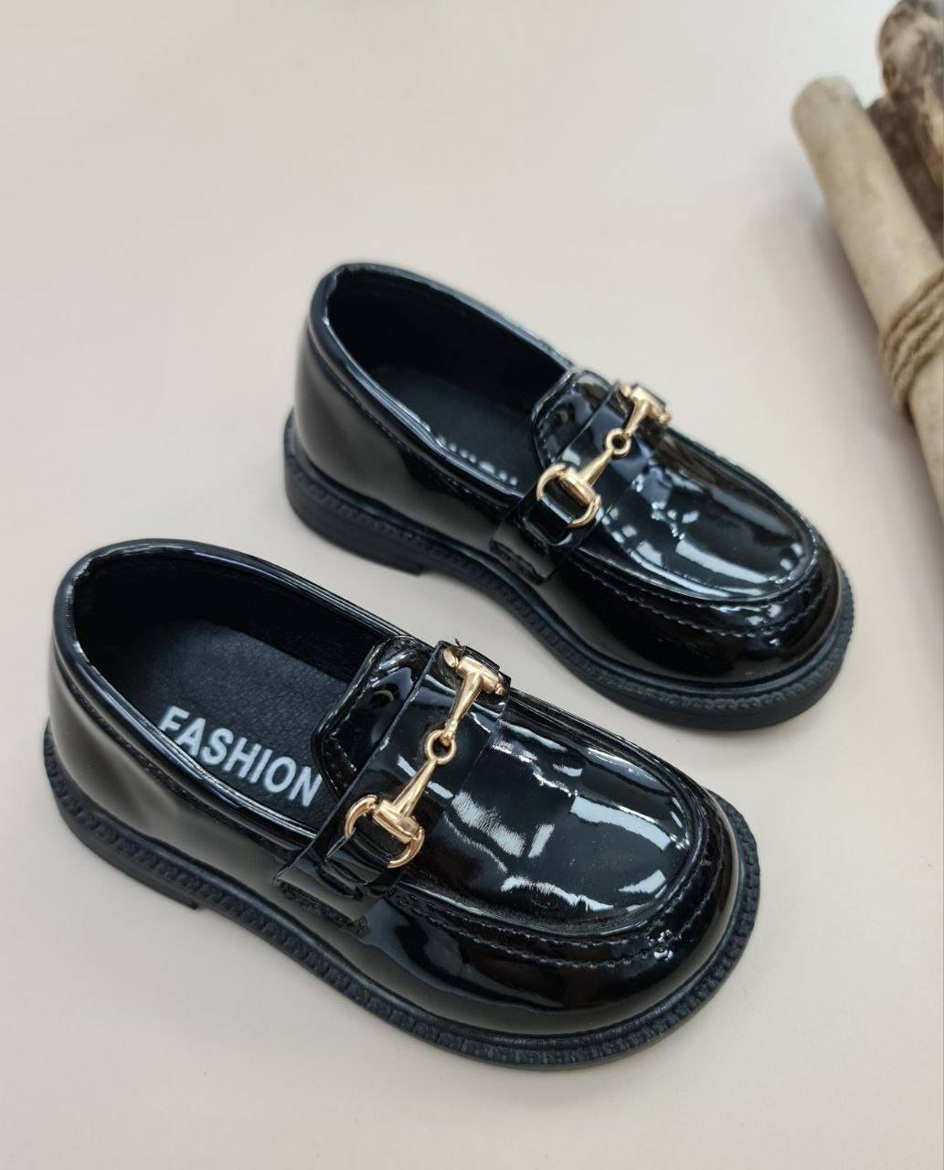 Лоферы черный