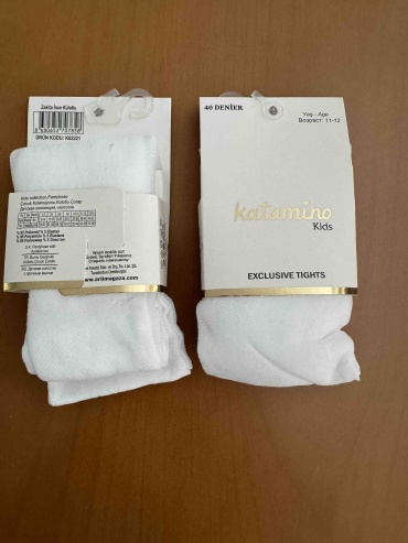 Колготки классические Katamino белый