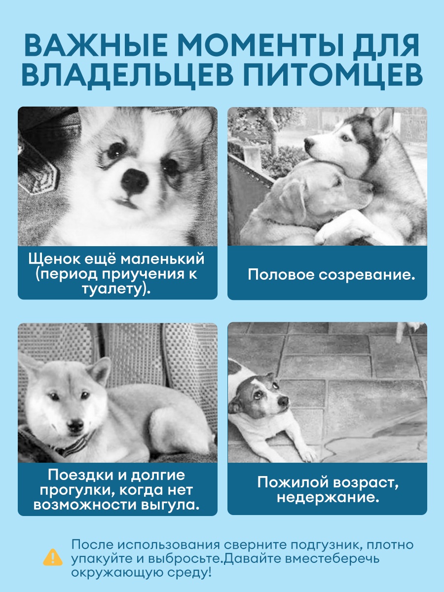 PetClear подгузник 12 шт, размер S