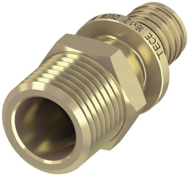 TECE-flex аксиальное соединение с НР 16-R3/4 для труб PE-Xa