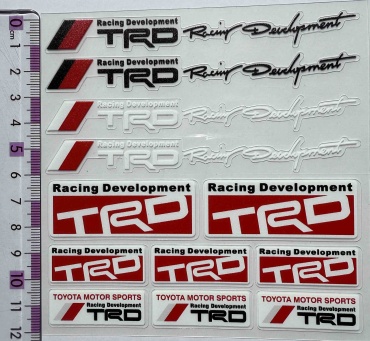 Набор наклеек TRD