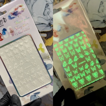 NailShop.kz наклейки Светящиеся XF-3360 1 шт