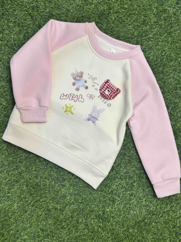 Кофта Kids Moda бежевый, розовый
