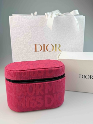Dior косметичка текстиль 15X10 см