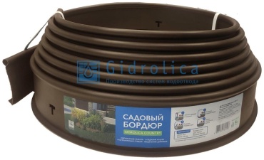 Gidrolica бордюр садовый LEB коричневый