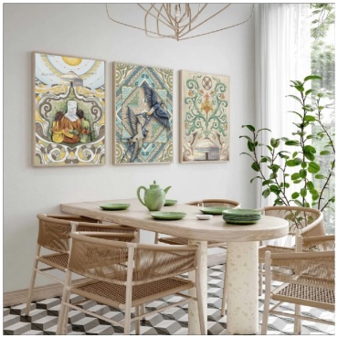 Mode Bild постер триптих 75x100 см