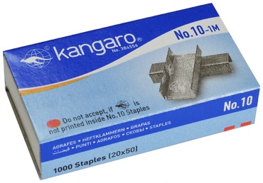 Скобы Kangaro № 10 1000 шт