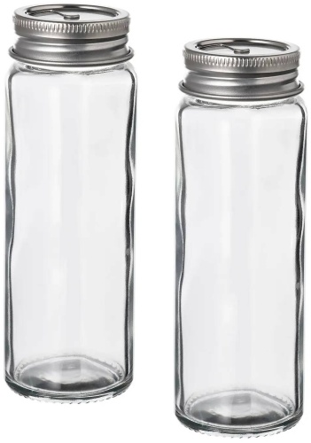 IKEA солонка перечница 2шт CITRONHAJ 20553226, стекло